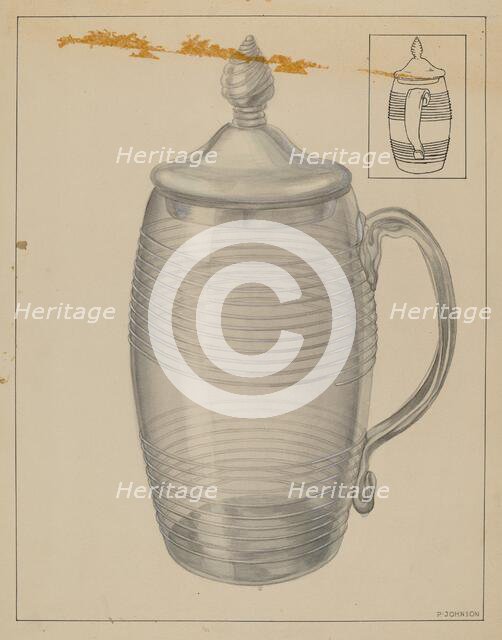 Mug, 1935/1942. Creator: Philip Johnson.