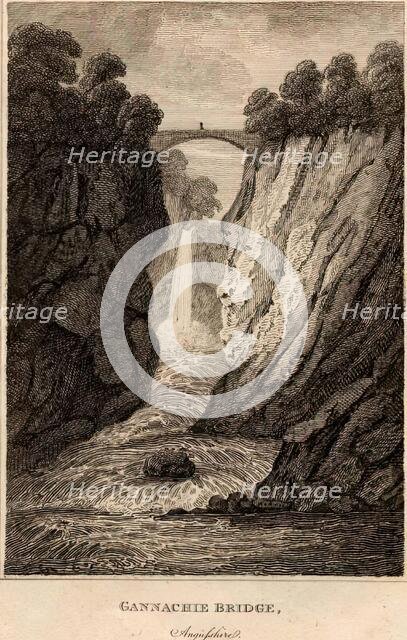 Gannachie Bridge, near Edzell, Angus., 1801. Creator: James Fittler.