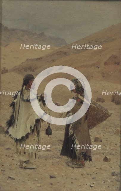 West Tibetans. Artist: Vereshchagin, Vasili Vasilyevich (1842-1904)