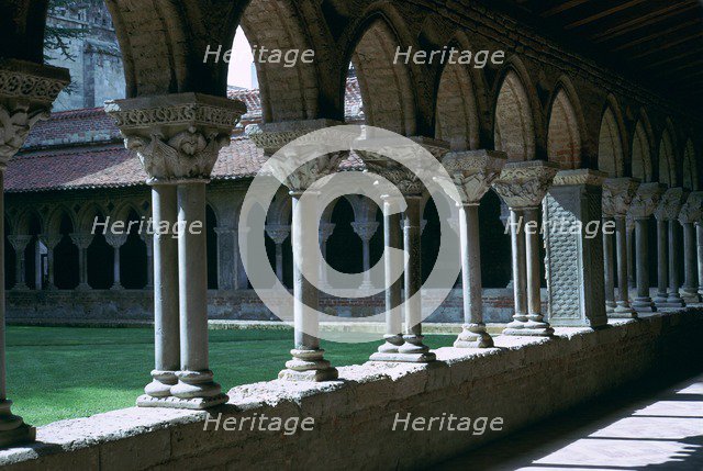 Cloister in the Abbey of Mossaic, 11th century. Artist: Unknown