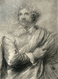 Study for the painting of the engraver, Peter De Jode the Younger, 1913.Artist: Anthony van Dyck