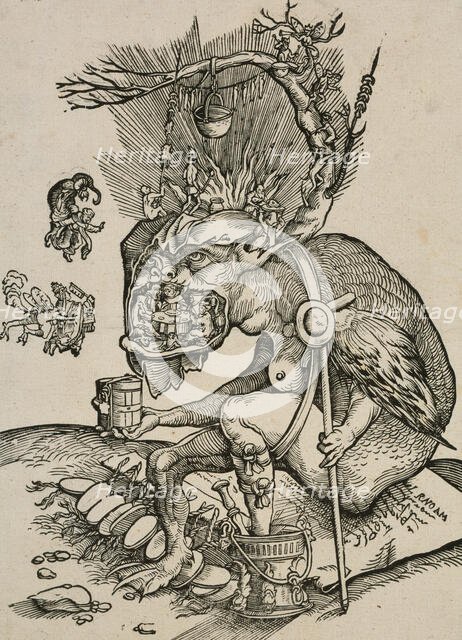 Satire of Indulgence, before 1536. Creator: Gerung, Matthias (1500-1568/70).