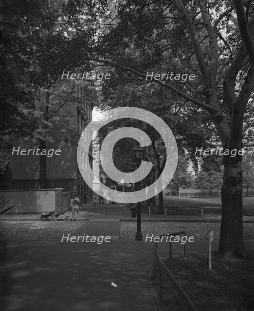 Cadets' quarters, U.S. Naval Academy, between 1890 and 1906. Creator: Unknown.