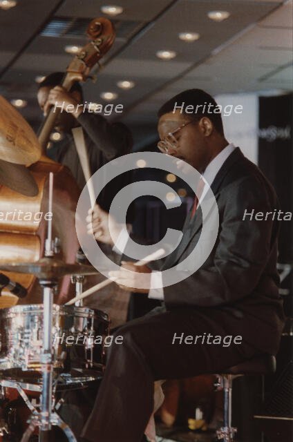 Tony Reedus, Jazz Inn Party, Nordwijk, Netherlands, 1989. Creator: Brian Foskett.