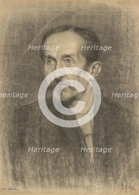 Portrait of a man, 1894. Creator: Július Éder.