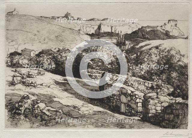 Vue du Port de la Meule, 1907. Creator: Auguste Louis Lepère (French, 1849-1918).