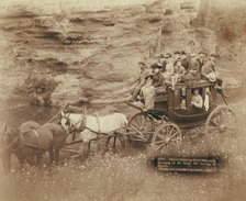 Tallyho Coaching Sioux City party Coaching at the Great Hot Springs of Dakota, 1889. Creator: John C. H. Grabill.