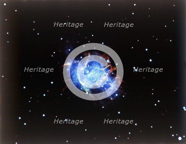 Crab Nebula in the constallation of Taurus. Creator: NASA.