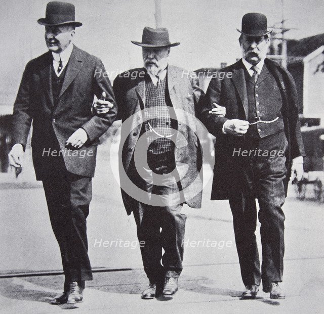 Three American businessmen, 1900s. Artist: Unknown