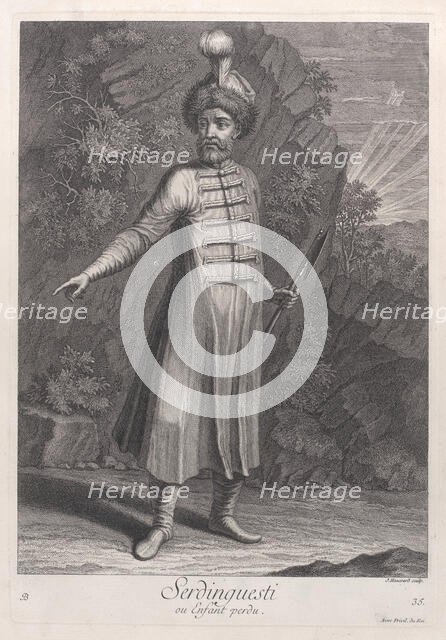 Serdinguesti, ou enfant perdu, 1714-15. Creator: Unknown.