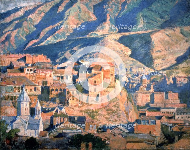 Tiflis, 1918. Artist: Lanceray (Lansere), Evgeny Evgenyevich (1875-1946)