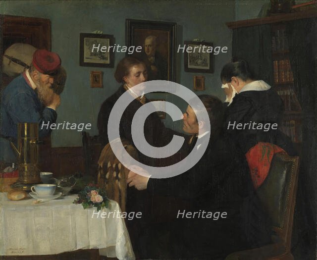 The Farewell, 1878. Creator: Harriet Backer.