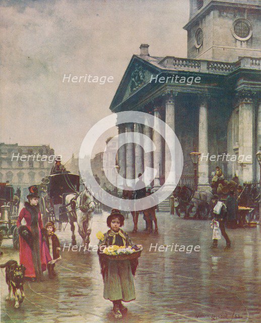 'St Martin's-in-the-Fields', 1888, (c1915). Artist: William Logsdail.