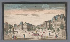 View of the RossMarkt in Frankfurt am Main, 1700-1799. Creator: Anon.