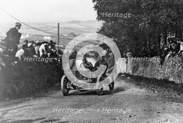 1908 Isle of Man Tourist Trophy. Hillman Coatalen, Louis Coatalen. Creator: Unknown.