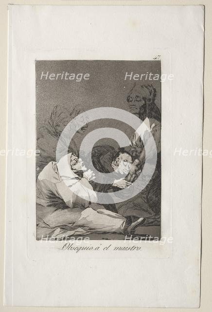 Caprichos: A Gift for the Master. Creator: Francisco de Goya (Spanish, 1746-1828).