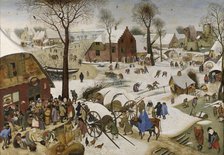 The People's Census at Bethlehem, c1580-1630. Creator: Pieter Brueghel the Younger.