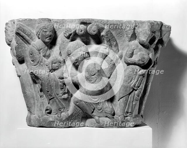 Capital with the Adoration of the Magi, 1110/30. Creator: Unknown.