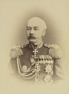 Portrait of General Konstantin Petrovich von Kaufman (1818-1882), c. 1874.