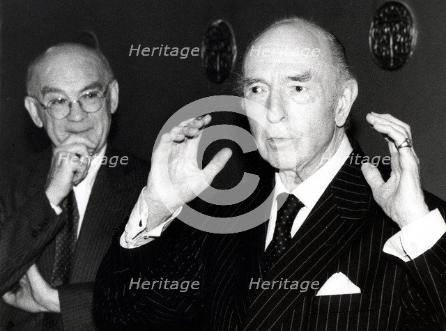 John Profumo (1915- ), Secretary of State for War, 1998. Artist: Unknown