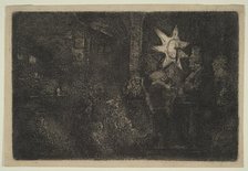 The Star of Kings: A Night Piece, ca. 1651. Creator: Rembrandt Harmensz van Rijn.