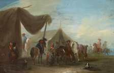 Horsemen Among the Tents, 17th century. Creator: Unknown.
