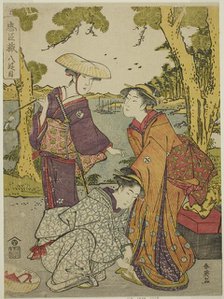 Act Eight: The Bridal Journey from the play Chushingura (Treasury of the Forty..., early 1790s. Creator: Katsukawa Shun'ei.