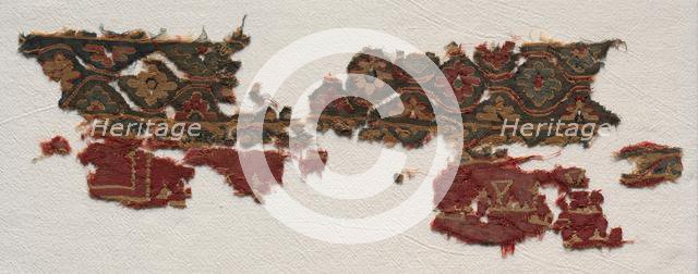 Tiraz with foliate band, 717-718. Creator: Unknown.