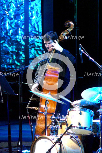Aidan O'Donnell, jazz musician, Brecon, 2000.  Artist: Brian O'Connor.