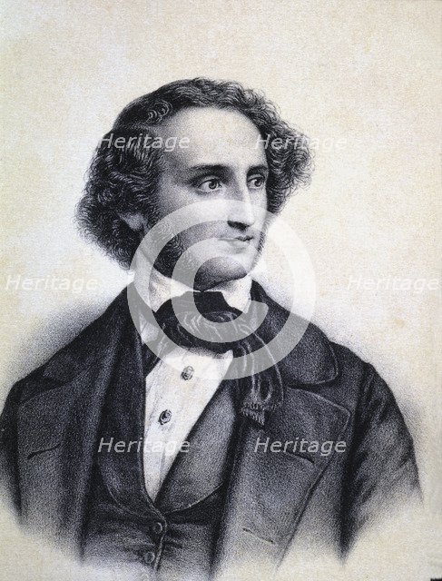 Felix Mendelssohn Bartholdy (1809-1847), composer and  German conductor.