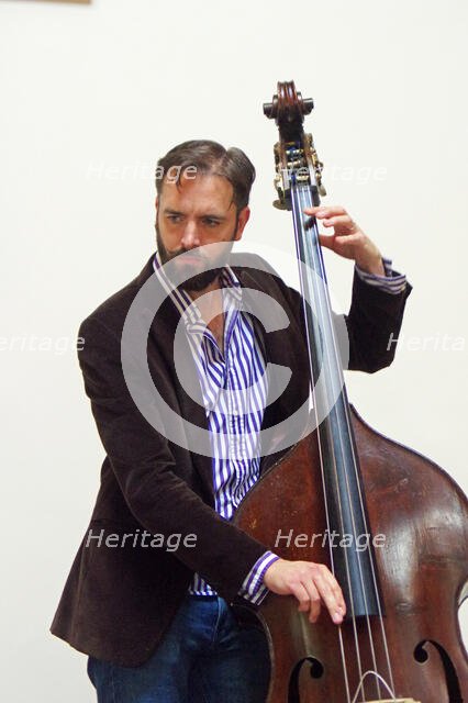 Matt Ridley, Darius Brubeck Quartet, NJA Fundraiser, Loughton Methodist Church, Essex, Sep 2021. Creator: Brian O'Connor.