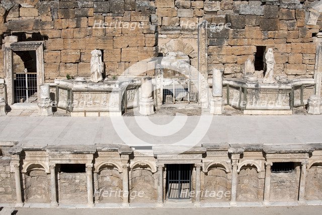 The theatre at Pamukkale (Hierapolis), Turkey. Artist: Samuel Magal