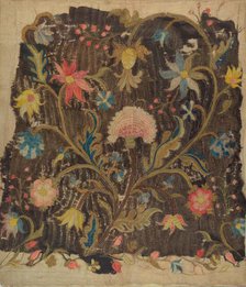 Crewel Embroidery for Chair Seat, c. 1937. Creator: Lawrence Peterson.