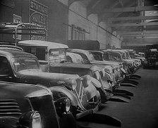 An Empty Car Showroom, 1943. Creator: British Pathe Ltd.