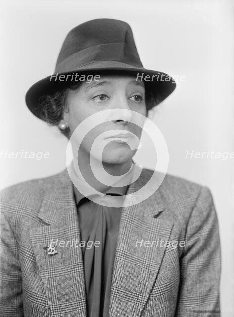 Foote, Walter A., Mrs. Portrait, 1942. Creator: Harris & Ewing.