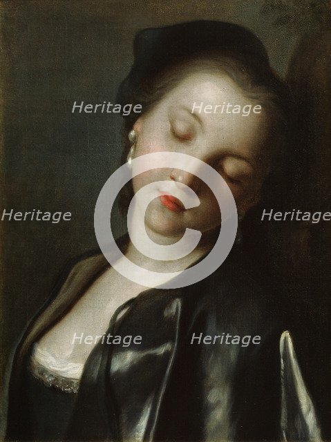 'Sleeping Young Woman', mid 18th century. Artist: Pietro Rotari