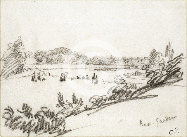 Study of Kew Gardens, c1890s. Artist: Camille Pissarro.