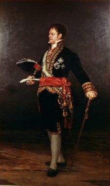  'Duke of San Carlos', 1815, oil painting by Francisco de Goya.