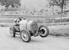 Bugatti T13 Brescia in action, Prescott Hill Climb, Gloucestershire. Artist: Unknown