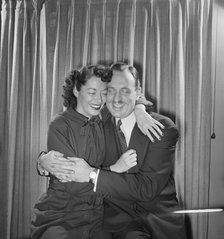 Portrait of Brick Fleagle and Mrs. Brick Fleagle, New York, N.Y., 1946. Creator: William Paul Gottlieb.