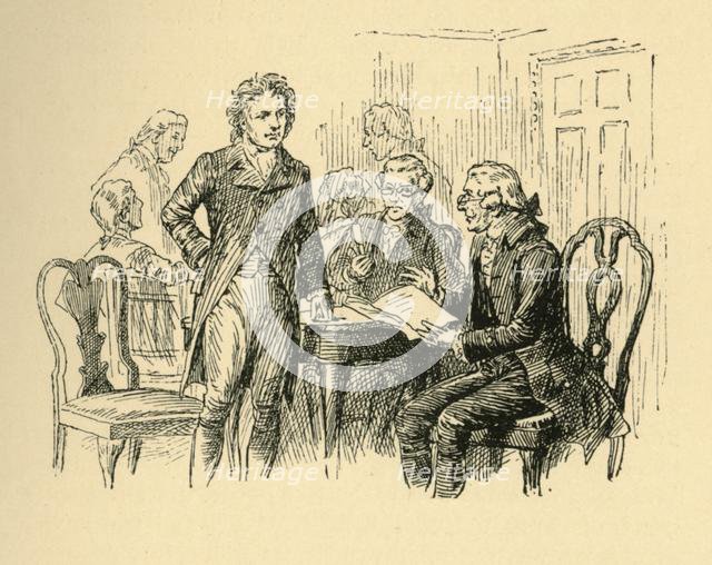 'Haydn praised the composition highly', (1907). Creator: Unknown.