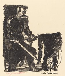 Bannerträger (Standard Bearer), 1915. Creator: Lovis Corinth.