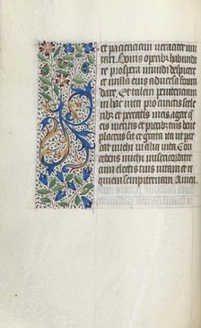 Book of Hours (Use of Rouen): fol. 26v, c. 1470. Creator: Master of the Geneva Latini (French, active Rouen, 1460-80).