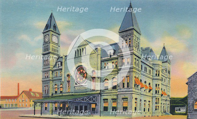 'Union Station, 10th and Broadway', 1942. Artist: Caufield & Shook.