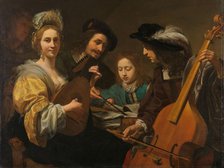 A Musical Company, 1651. Creator: Gerard van Kuijl.