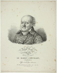 Portrait of Jean-Nicolas, Baron Corvisart, 1822. Creator: Julien Leopold Boilly.
