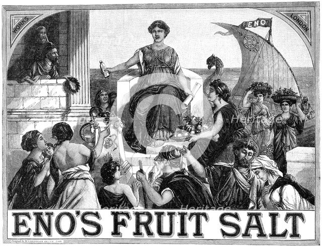 Pomona bringing the fruits of the earth to Hygeia, 1885.Artist: M Corquodale