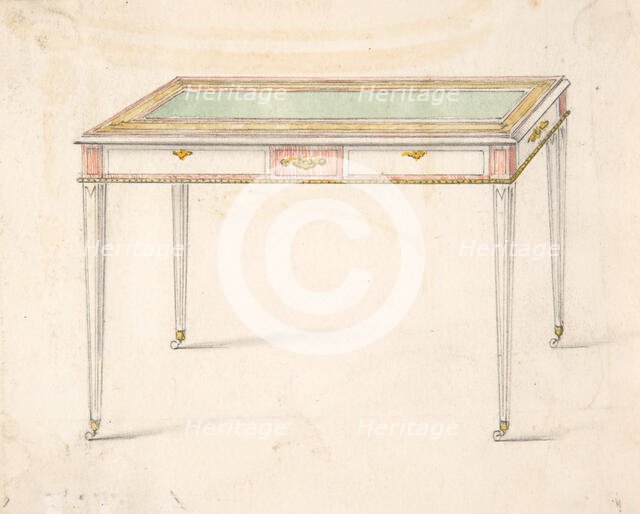 Table Design, 19th century. Creator: Anon.