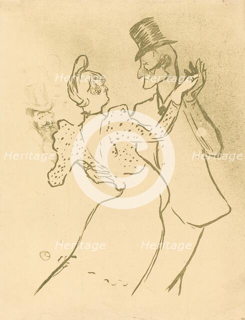 La Goulue, 1894. Creator: Henri de Toulouse-Lautrec.