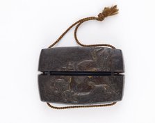 Medicine case (inro), Edo period, 1615-1868. Creator: Unknown.